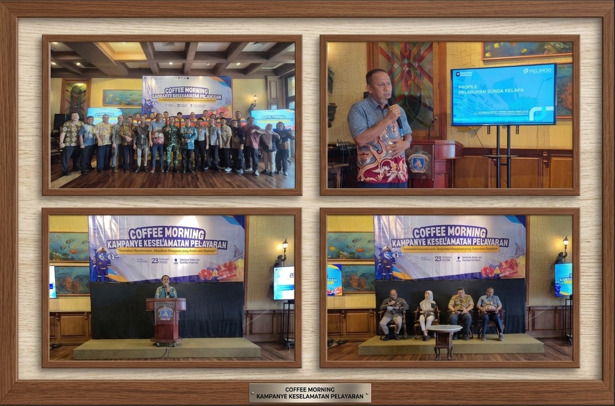 GM Pelindo Regional 2 Sunda Kelapa Hadiri Coffee Morning dan Kampanye Keselamatan Pelayaran